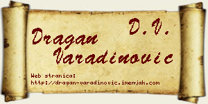 Dragan Varadinović vizit kartica